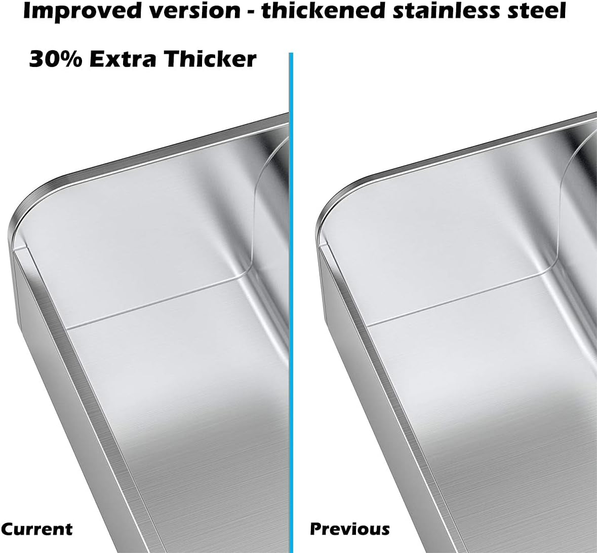Universal Stainless Steel Griddle Flat Top Plate with Even Heating Bracing for BBQ Charcoal/Gas Grills, 17" X 13"