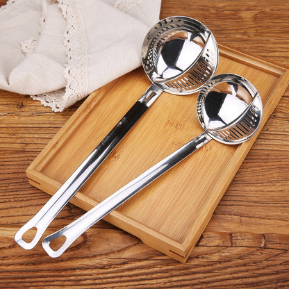 Kitchen Colander & Stainless Steel Spoon
