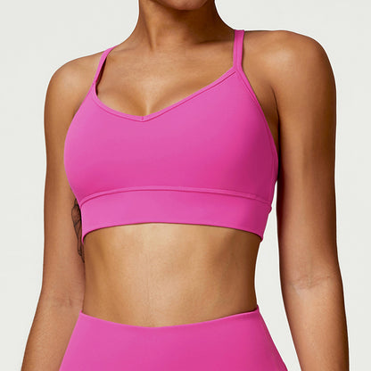Tight Bra Cross Fitness Sports Top