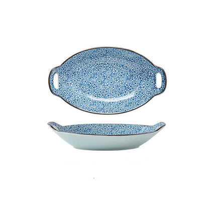 Binaural Boat-shaped Fish Dish