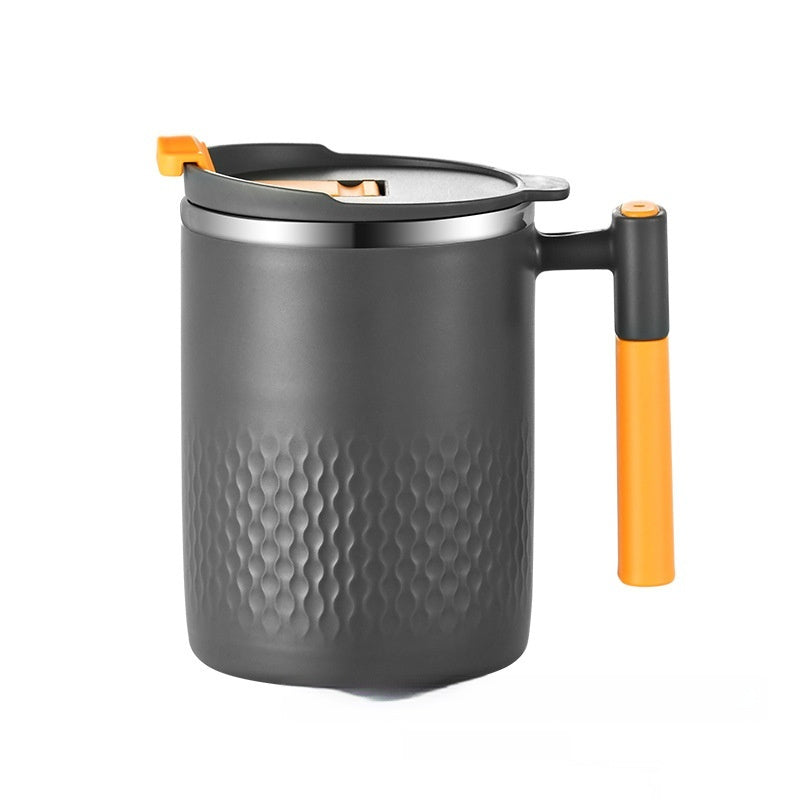 New Double-layer  With Lid Anti-scald Cup Office Tumbler