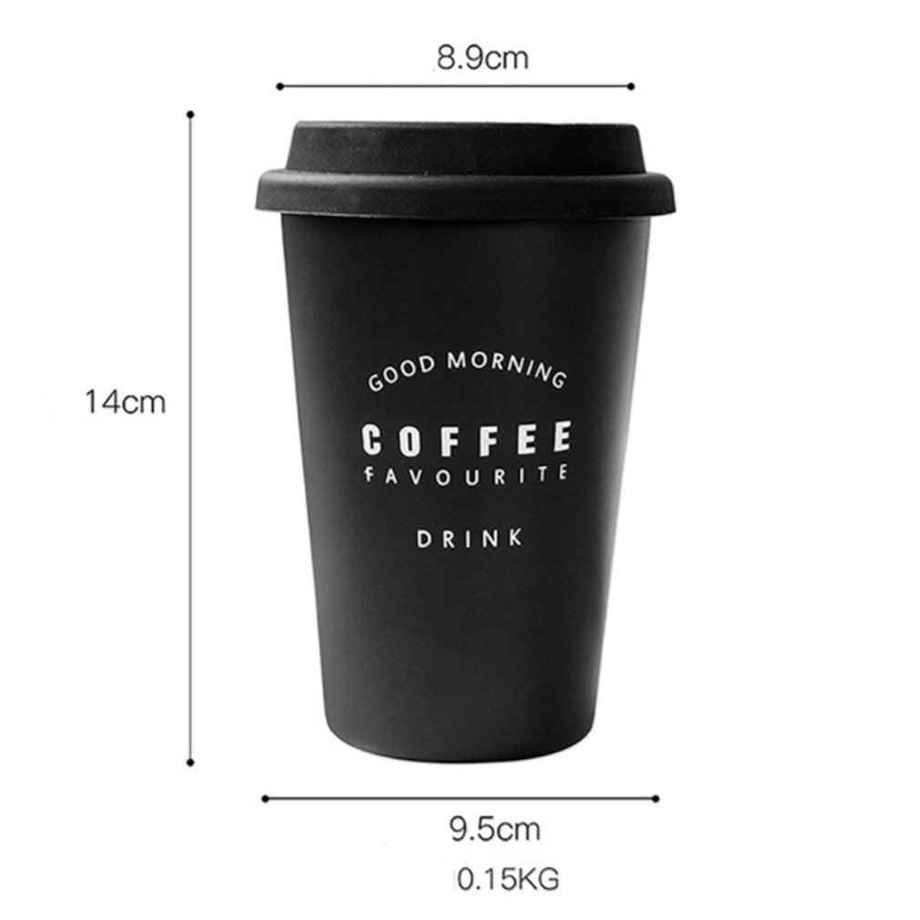 Stylish Reusable Coffee Cups with Lids