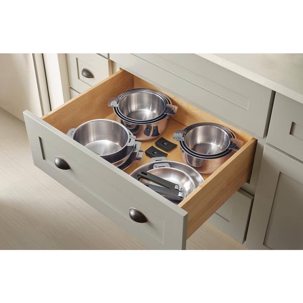 3-Piece Stainless Steel Nonstick Frying Pan Set