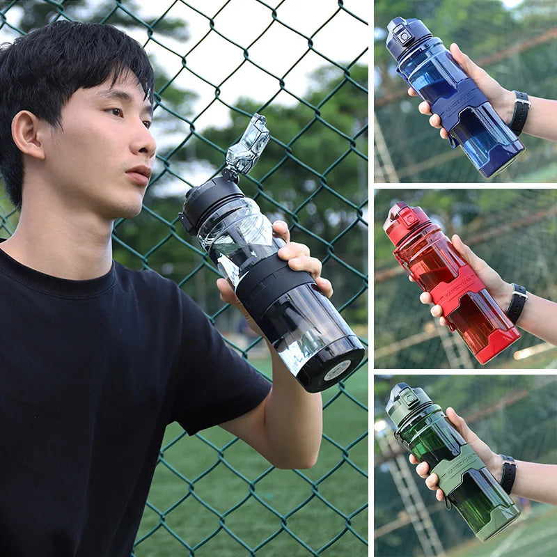 700/1000ML Water Bottle BPA Free Outdoor Gym Fitness Sport Water Bottles Portable Ecofriendly Plastic Drinking Bottle