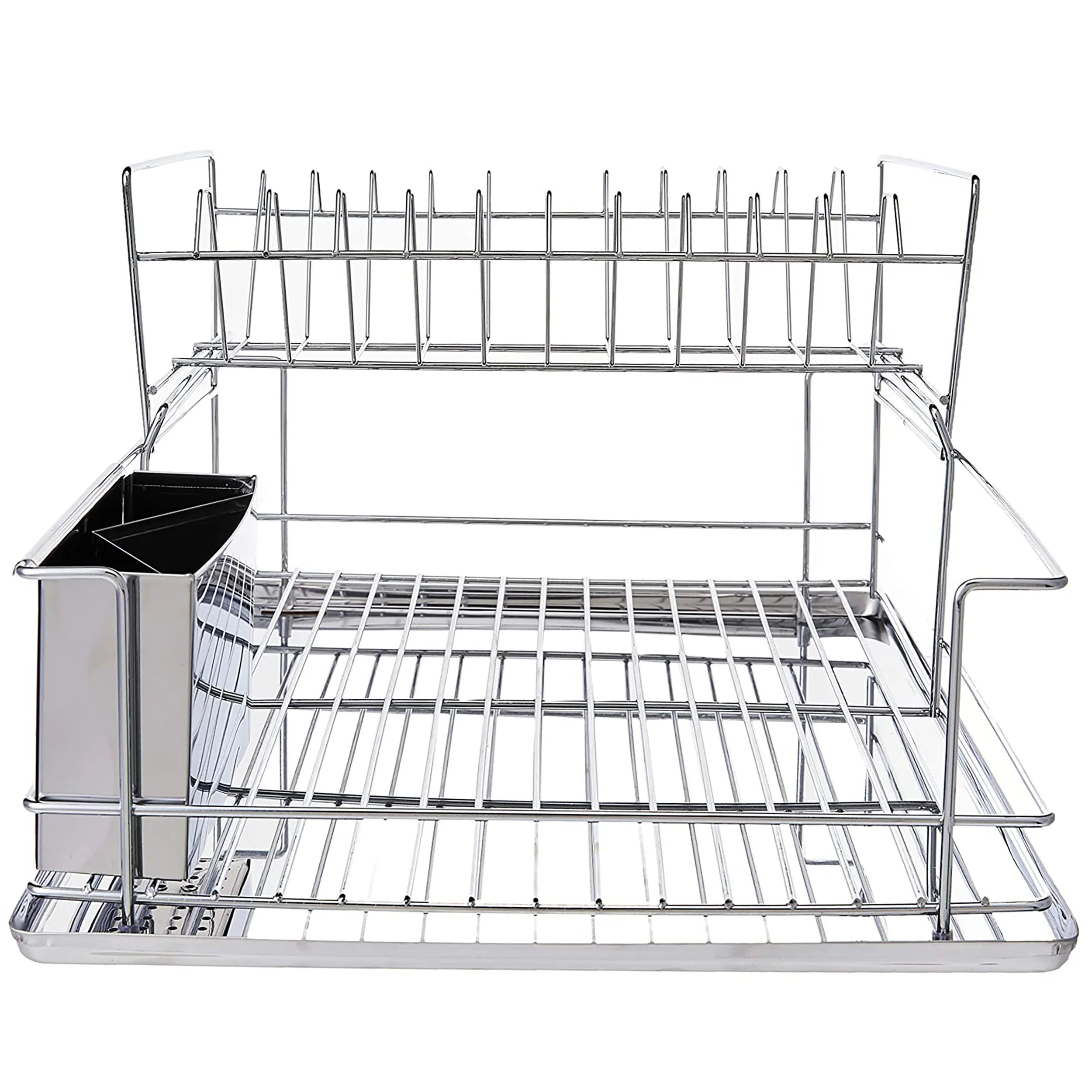 15.5-Inch Stainless Iron Shelf Dish Rack