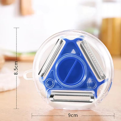 1-2Pcs 3In1 Kitchen Convenience Vegetable Peeler Carrot Grater Fruit Cutter Shredding Tool for Kitchen