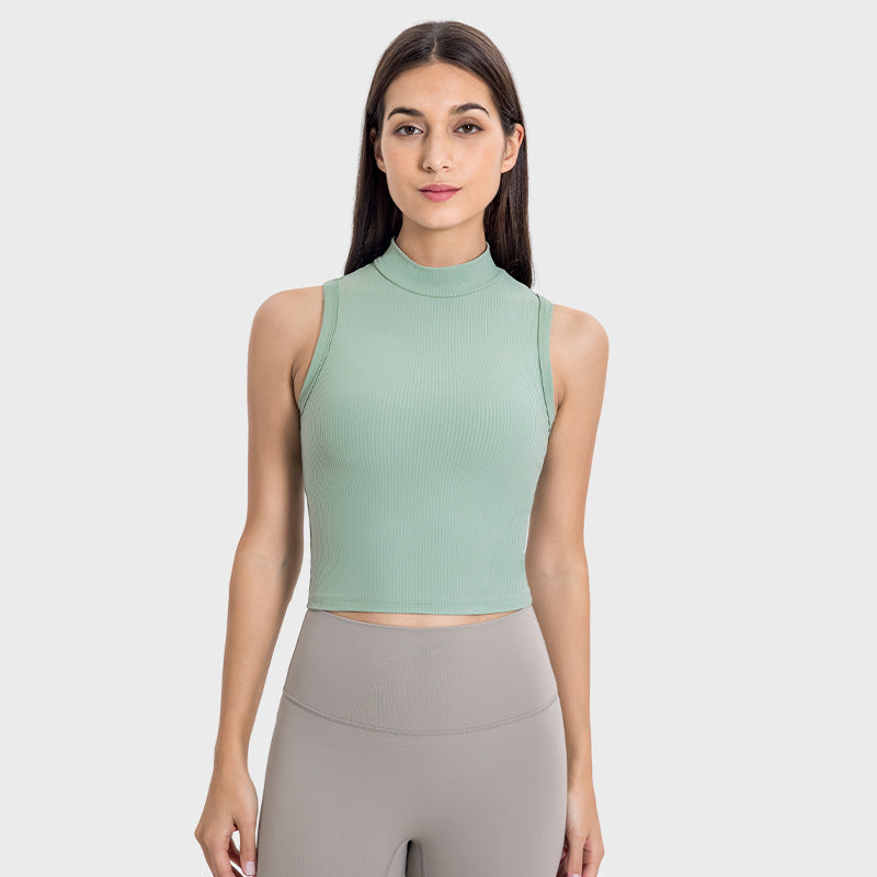 Athleisure High-Neck Tank