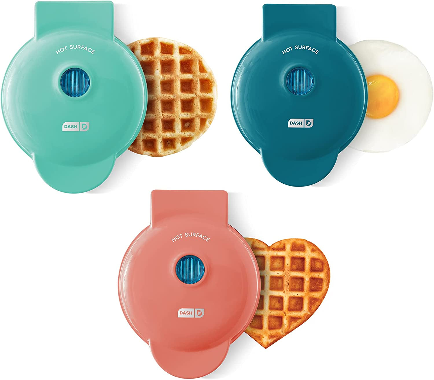 Mini Maker 3-Pack Gift Set – Waffle Makers & Griddle