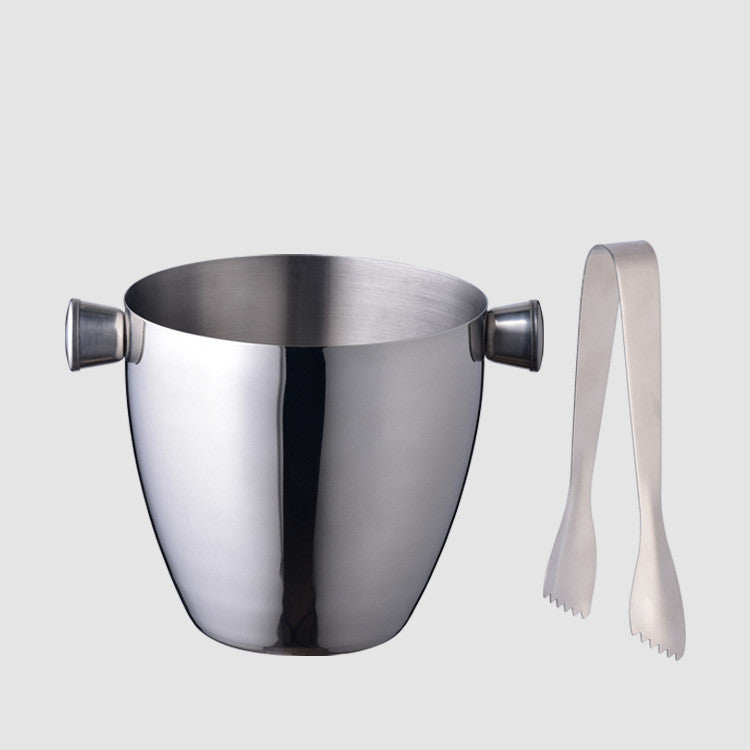 Stainless Steel Insulated Ice Bucket Thickened