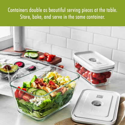 Fresh & Save Large Glass Airtight Food Storage Container – Meal Prep & Food Saver