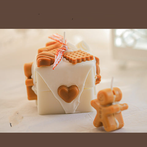 Gingerbread Man Scented Candles