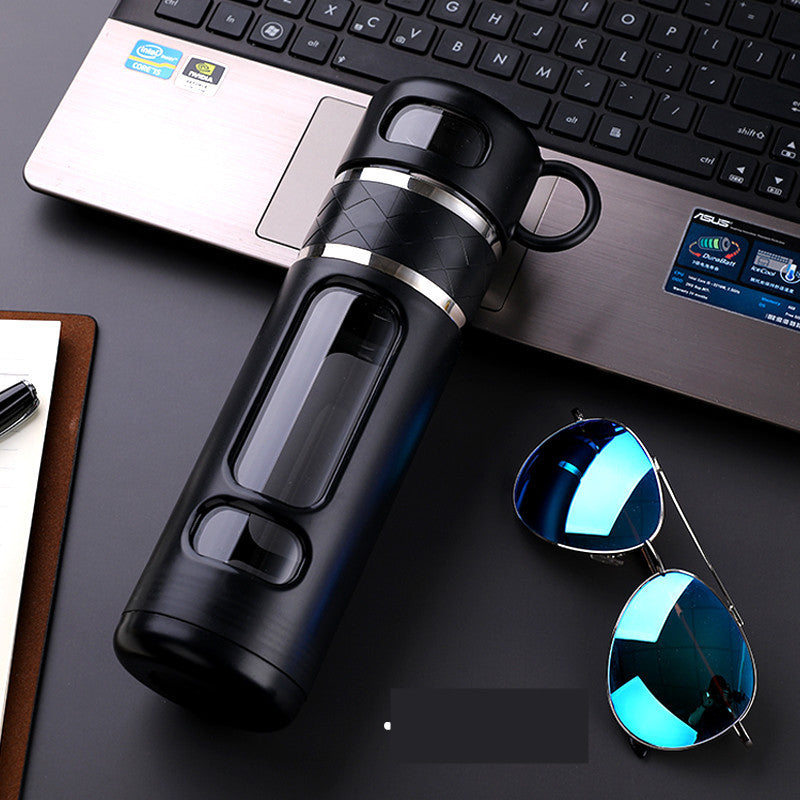 Simple Drop Proof Double-layer Cups With Tea Bin Filter