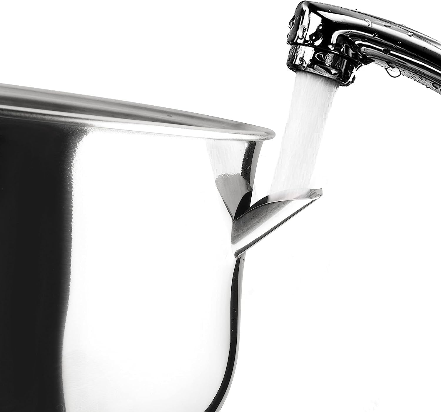 1.05 Qt Stainless Steel Double Boiler Pot, All-In-One Design with Built-In Water Chamber, Easy to Clean 