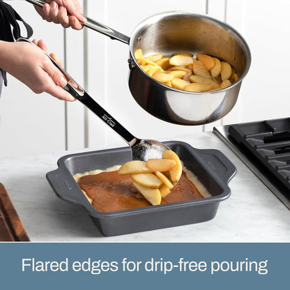 3-Ply Stainless Steel Sauce Pan with Lid 3 Quart, Induction, Oven Broiler Safe 600F, Multipurpose, Compatible With All Cooktops
