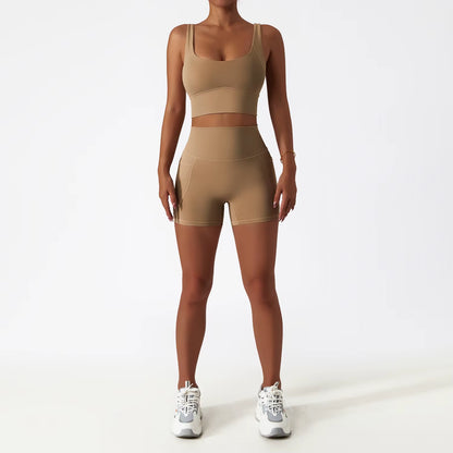 White Yoga Sets Women Sport Femme Rib Activewear Set Girls Seamless Fitness Suit Workout Clothes Athletic Wear Seamless Gym Set