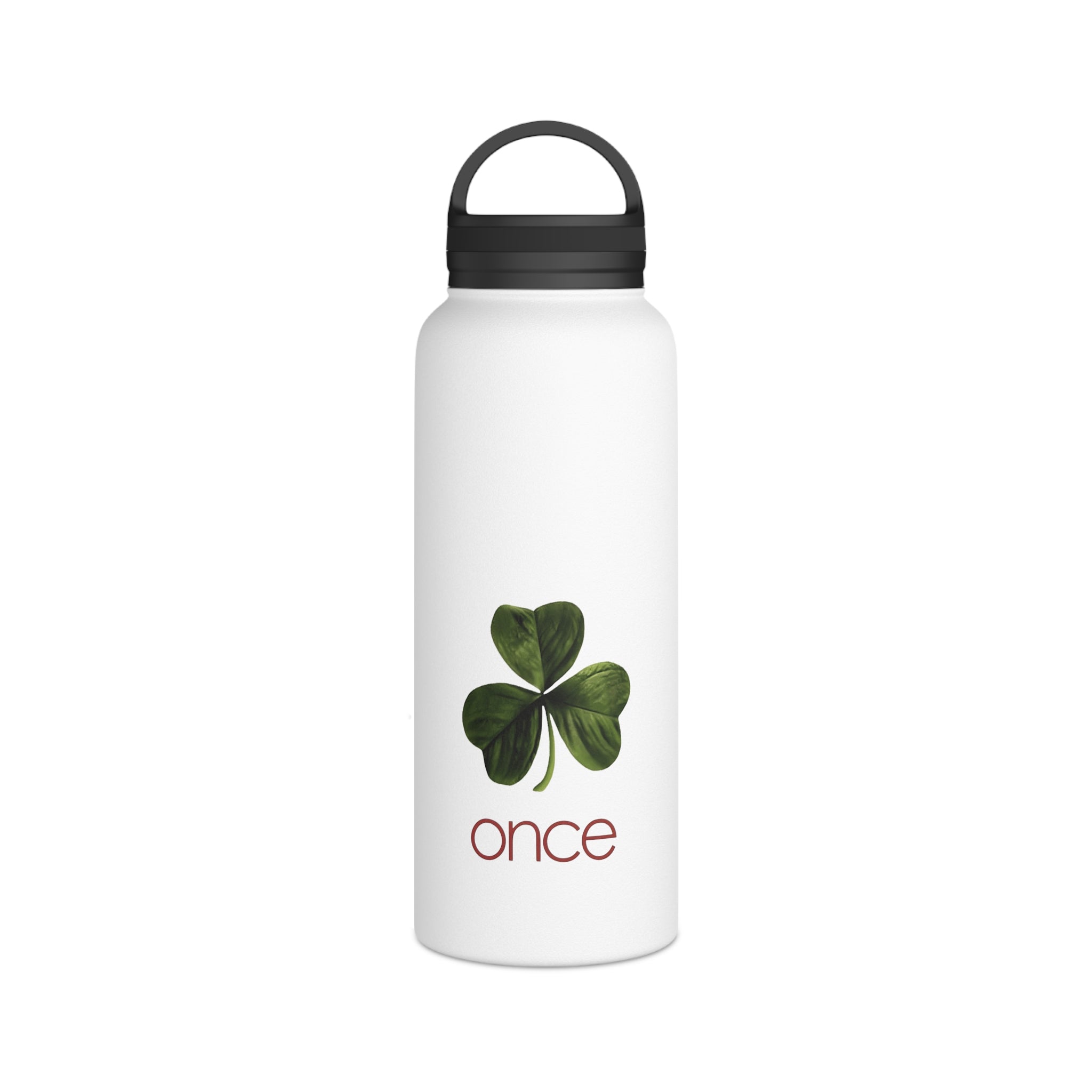 Once Stainless Steel Water Bottle, Handle Lid