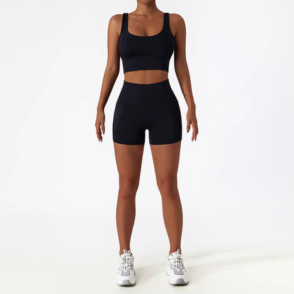 White Yoga Sets Women Sport Femme Rib Activewear Set Girls Seamless Fitness Suit Workout Clothes Athletic Wear Seamless Gym Set