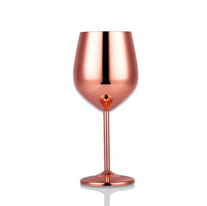 Stainless Steel Wine Glass – Durable & Stylish