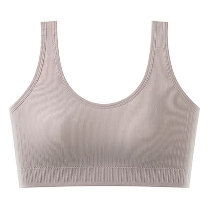 Breathable Sports Bra Anti-Sweat Fitness Top Women Seamless Yoga Bra Shockproof Crop Top Push up Sport Bra Gym Workout Top