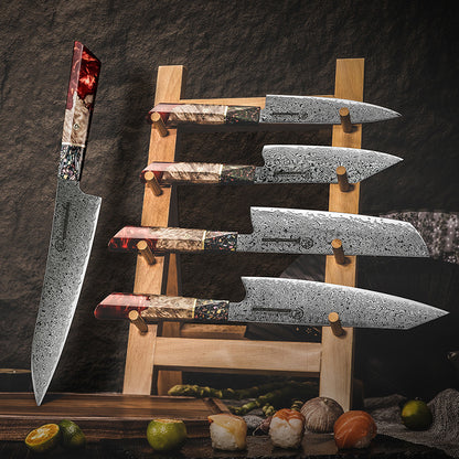 Damascus Steel Chef Knife Universal Kitchen Cutting Knife