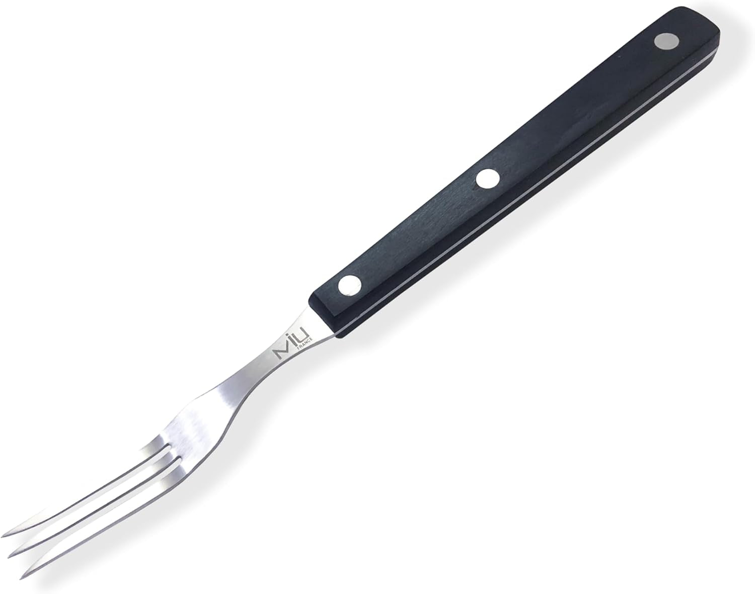 Granny Fork 10" 3-Tine - Pro-Grade Stainless Steel - Heat-Resistant BBQ Meat Fork 