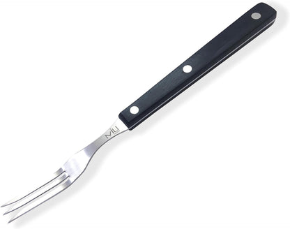 Granny Fork 10" 3-Tine - Pro-Grade Stainless Steel - Heat-Resistant BBQ Meat Fork 