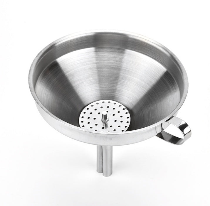 Stainless Steel Funnel with Removable Filter