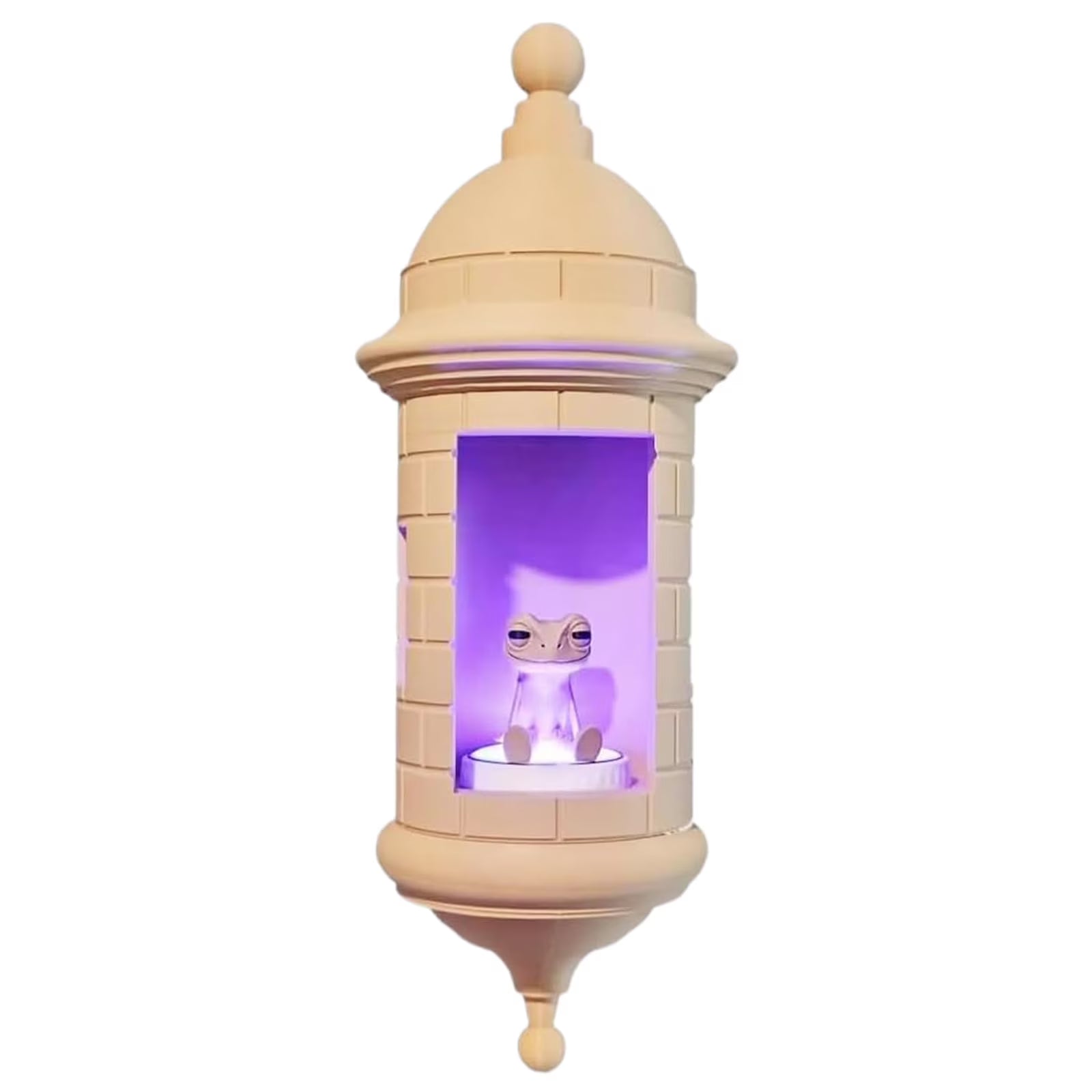 Puerto Rican Garita Wall Coqui Lamp, Puerto Rican Frog Lamp