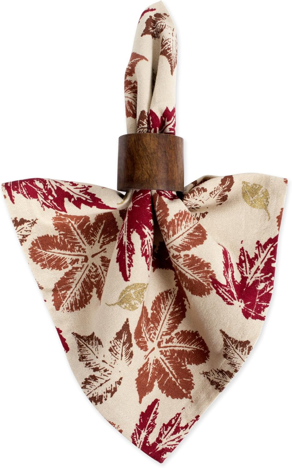 Rustic Autumn Leaves Cotton Napkin Set – 6 Pack (20x20)