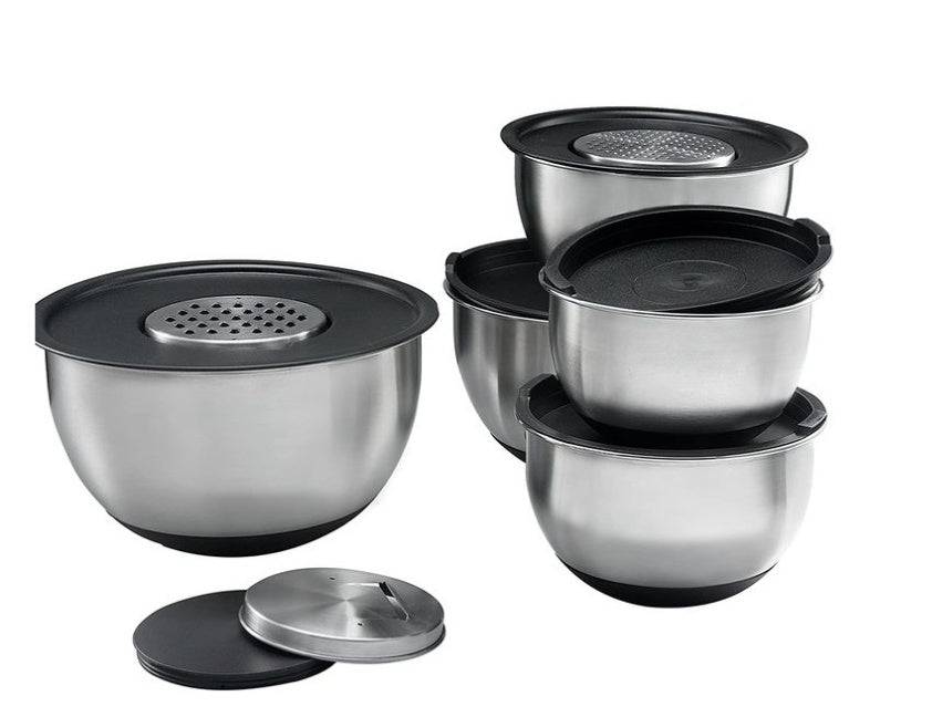 Stainless Steel Thickened Salad Bowl Non Slip