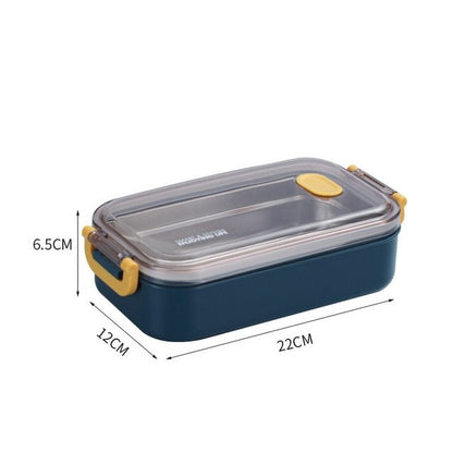 Rectangular Stainless Steel Insulated Lunch Box – Keep Food Hot or Cold