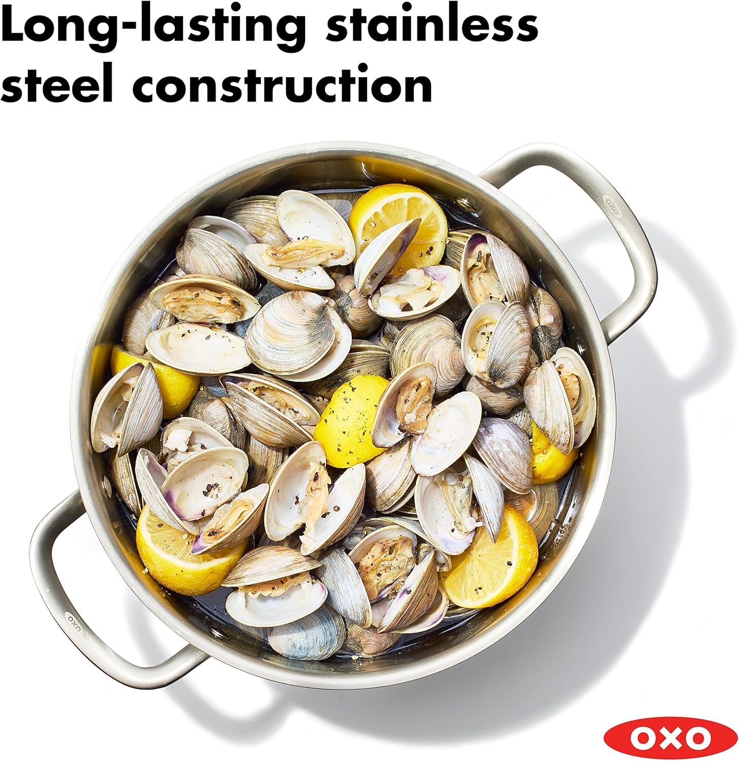 8.4QT Stainless Steel  Multipurpose Boiler Pot with Steamer Insert & Glass Lid, Dishwasher Safe