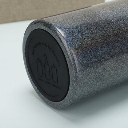 Stainless Steel Insulated Can Cooler with Dual Lid