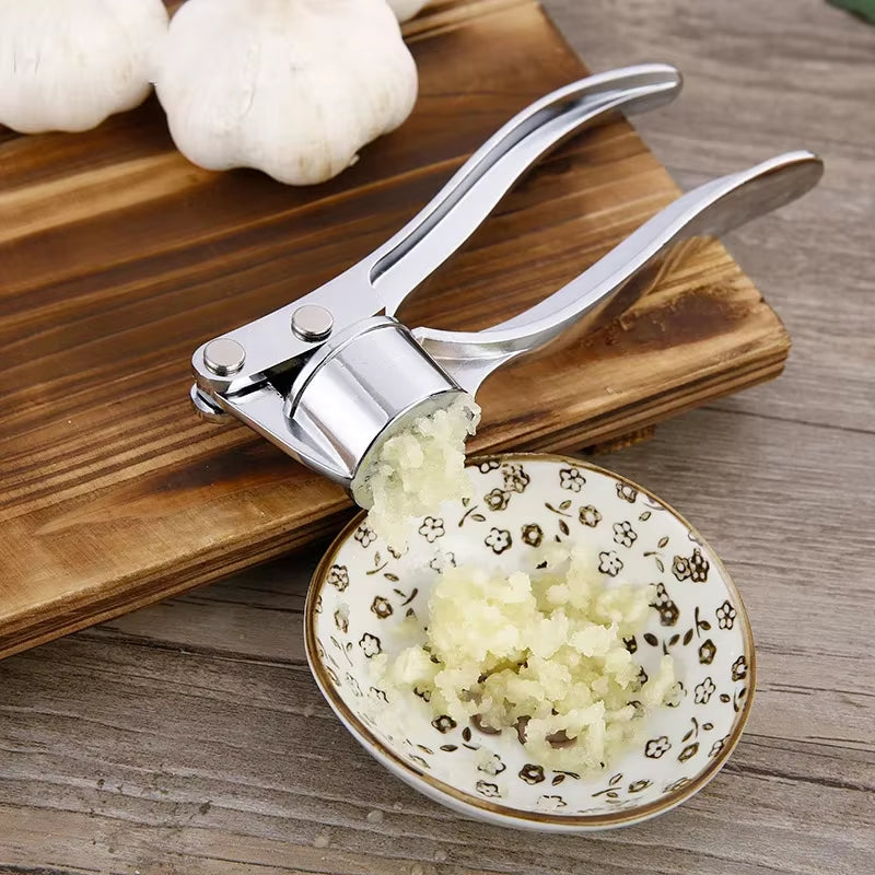 Kitchen Zinc Alloy Steel Garlic Smasher Squeezer Manual Press Grinding Tool Kitchen Accessories Kitchen