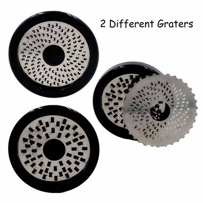 Multi-Functional Manual Rotating Cheese Grater and Shredder