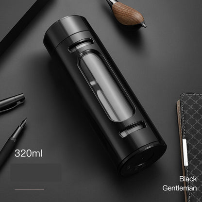 Simple Drop Proof Double-layer Cups With Tea Bin Filter