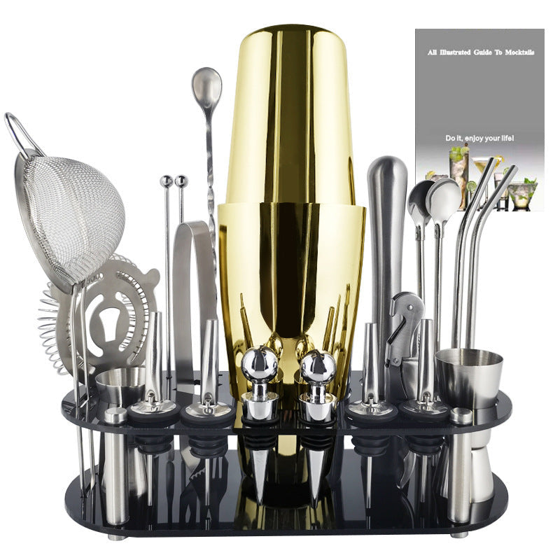 Boston Cocktail Shaker Bar Tools Wine Mixer Set