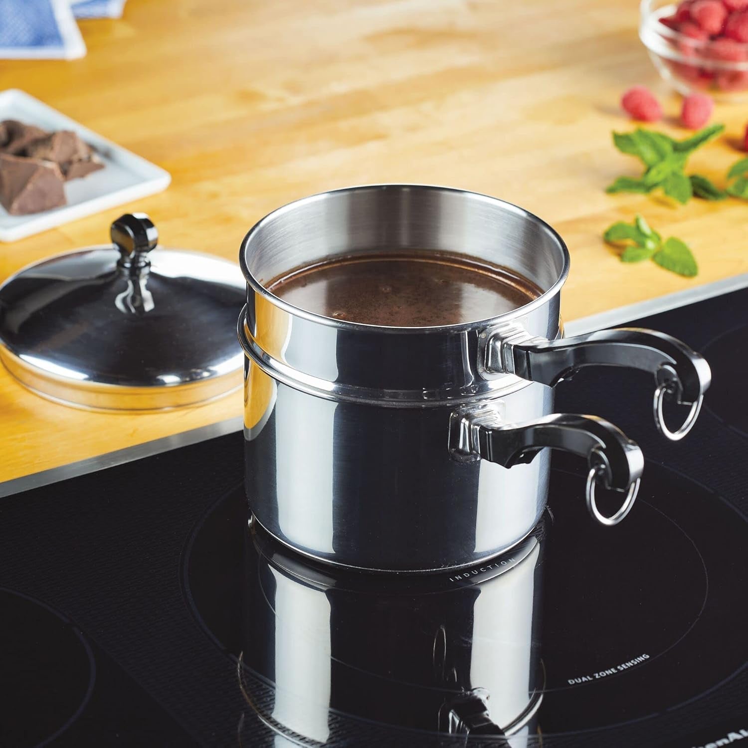 2-Quart Classic Stainless Series Covered Double Boiler