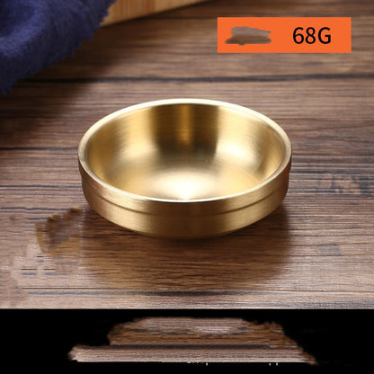 Stainless Steel Cold Seasoning Dish Rice Bowl
