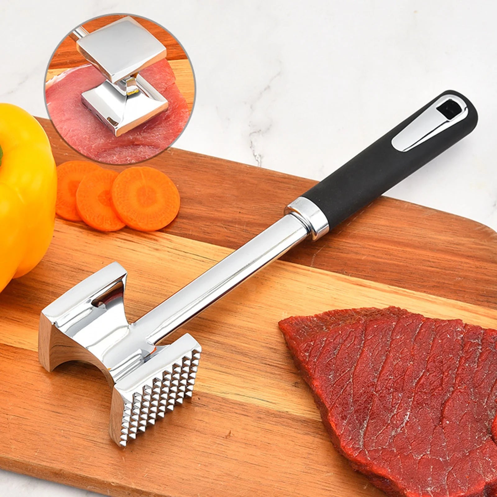 27CM Aluminum Alloy Meat Steak Kitchen Tool