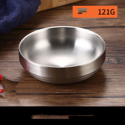 Stainless Steel Cold Seasoning Dish Rice Bowl