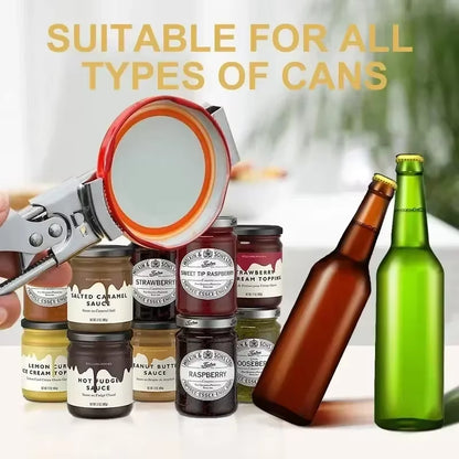 Adjustable Bottle Opener Stainless Steel Beer Wine Openers Kitchen Tools Bar Accessories