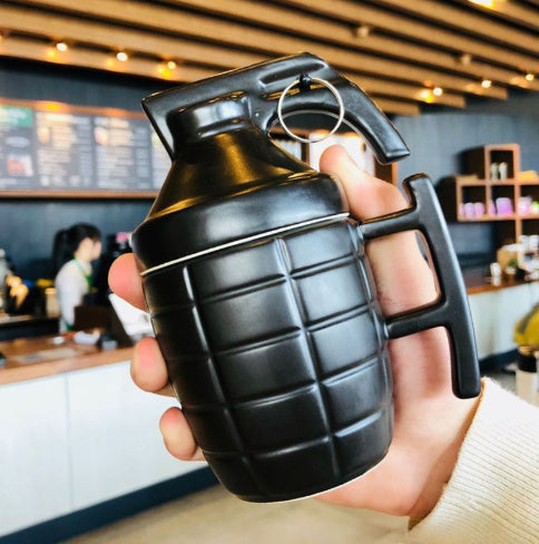 Grenade Mug: Brew Up Some Attitude!