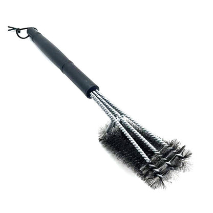 Three-Head Stainless Steel Barbecue Cleaning Brush