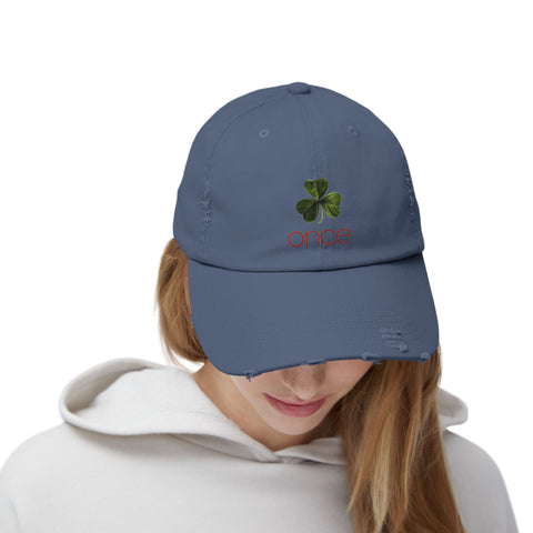 Once Unisex Distressed Cap