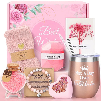 Gift Baskets Set for Women – 10 Pack Bath & Body Spa Gifts