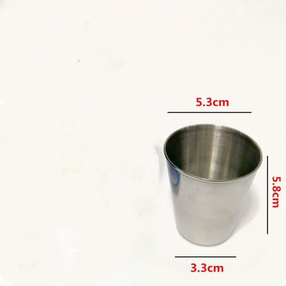Stainless Steel Cup Household Portable Wine Glass