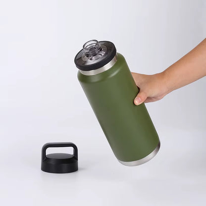 Large Capacity Water Bottle Stainless Steel Thermos Vacuum Insulated Flask