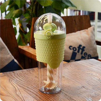 Self-Stirring Protein Shaker Bottle