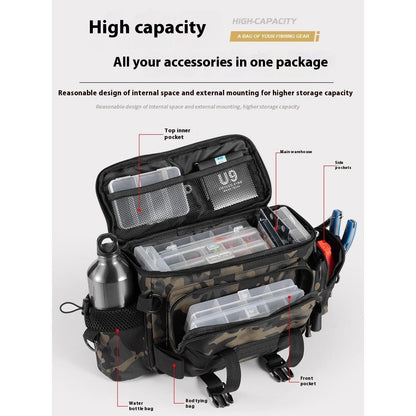 Fishing Gear Crossbody Multi Functional Storage Bag